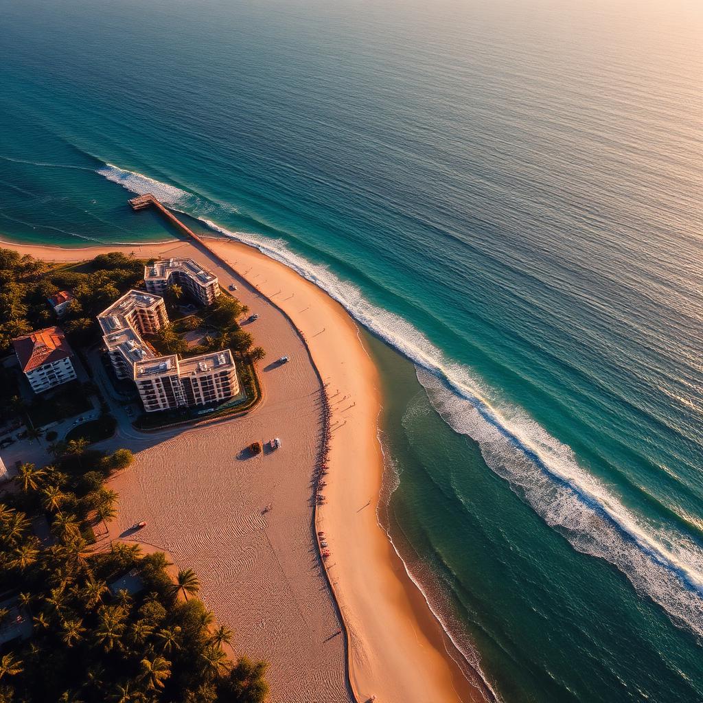 Vista aérea de Praia Brava