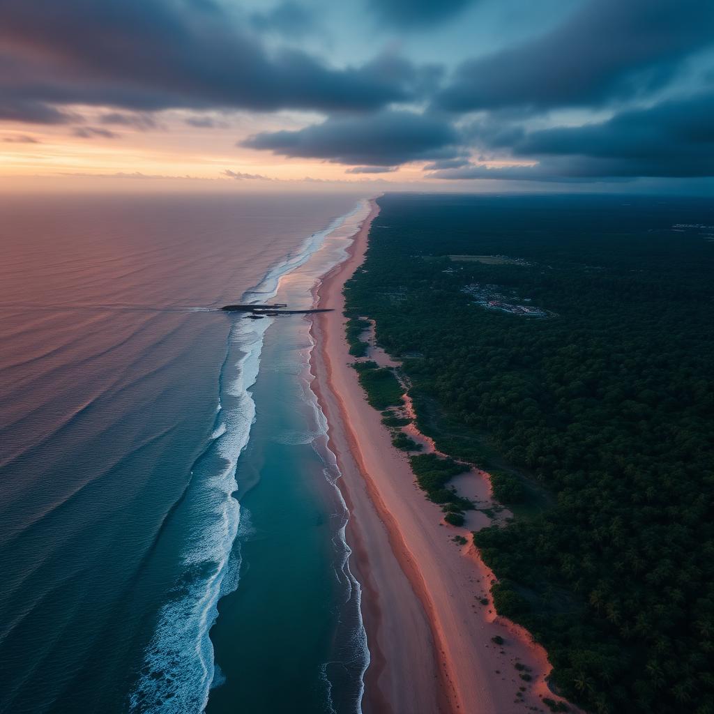 Vista aérea de Rio Vermelho